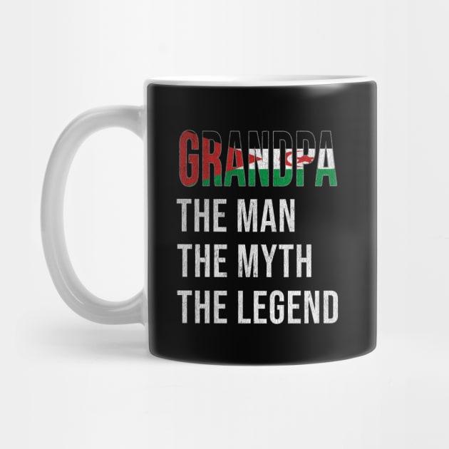 Grand Father Western Saharan Grandpa The Man The Myth The Legend - Gift for Western Saharan Dad With Roots From  Western Sahara by Country Flags